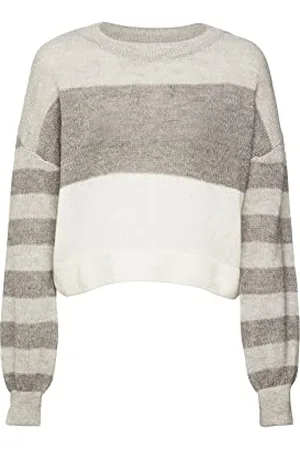 ESPRIT Damen 082EE1I309 Pullover, 043/LIGHT Grey 4, L