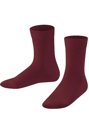 Falke Unisex Kinder Socken Family K So nachhaltige Baumwolle einfarbig 1 Paar, , 31-34