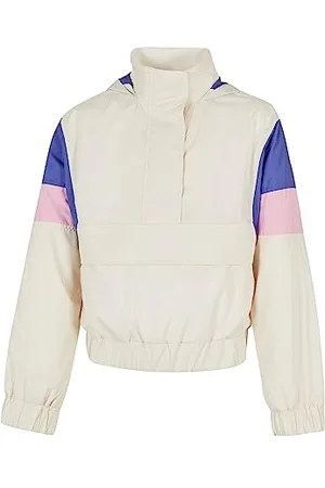 Urban classics Mädchen UCK2666-Girls Light 3-Tone Pull Over Jacket Jacke, , 146/152