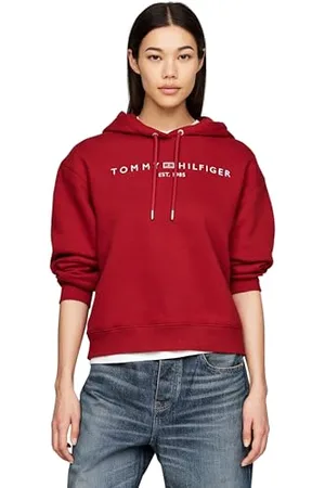 Tommy Hilfiger Damen Hoodie mit Logo, , M