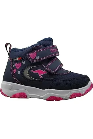 KangaROOS Jungen Mädchen KS-Freezer V RTX Stiefel, dk Navy/Daisy pink, 23 EU