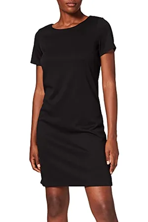 VILA Clothes Damen Kleid VITINNY New S/S Dress - NOOS, Mini, Gestreift, Gr. 34 (Herstellergröße: XS)