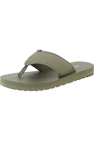 Calvin Klein Jeans Herren Flip Flops Sandal Badeschuhe, Grün (Dusty Olive), 40