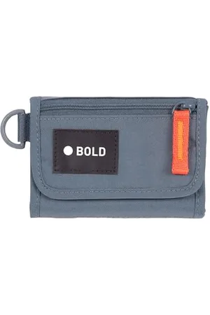 LÄSSIG BOLD Lässig Kinder Geldbeutel mit Klettverschluss und transparenten Sichtfenster/School Wallet Bold blue