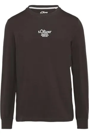 QS by s.Oliver Langarmshirt mit Logo Stitching