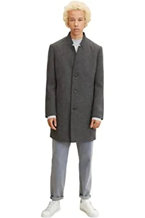 TOM TAILOR Herren Modern Wollmantel 1032440, , XL