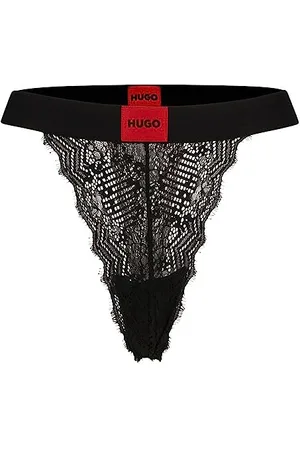 HUGO BOSS Damen Thong Lace String, , L EU