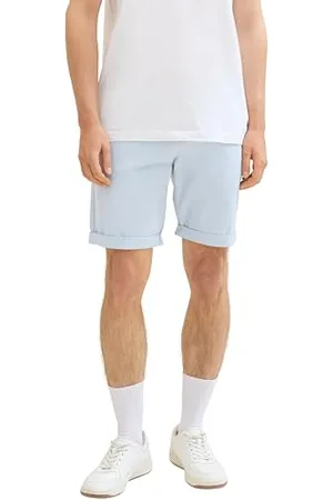 TOM TAILOR Herren Slim Chino Bermuda Shorts mit Stretch, , S