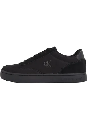 Calvin Klein Herren Cupsole Sneaker Classic Canvas Low Top, Schwarz (Triple Black), 43