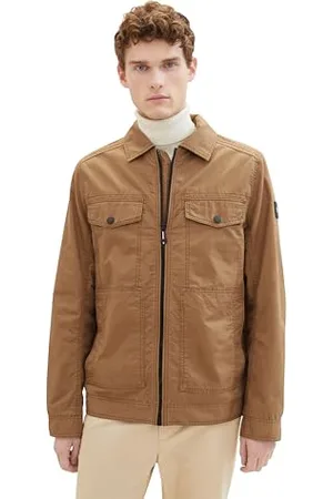 TOM TAILOR Herren Casual Blouson Übergangsjacke aus Baumwolle, , XXL