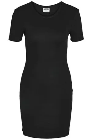 Noisy May Damen NMMAYA S/S Short Dress JRS NOOS Minikleid, Black, Small
