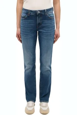 Mustang Damen Jeans Hose Style Crosby Relaxed Straight
