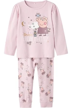 NAME IT Mädchen Nmfdyris Peppa Ls Nightset Noos Cplg, , 98-104 EU
