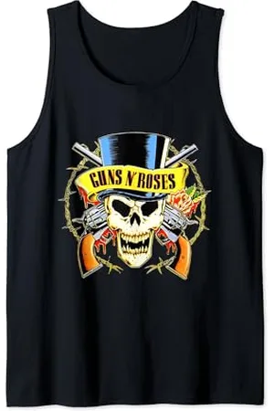 Guns N´Roses Offizieller Zylinderhut mit Totenkopf Tank Top