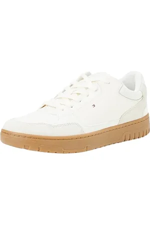 Tommy Hilfiger Herren Sneaker Schuhe, Weiß (Calico), 46