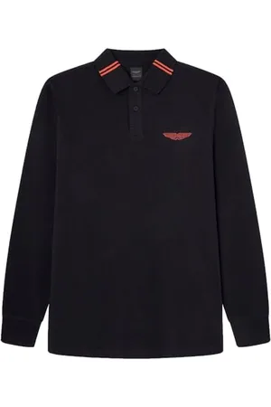 Hackett Herren AM Tipped LS Polo, , XXL
