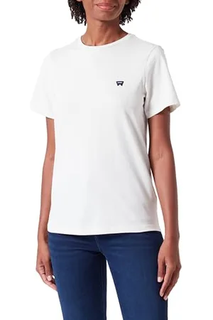 Wrangler Damen Regular Tee T-Shirt, , M EU