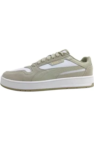 PUMA Unisex Court Classic Street SD Sneaker, White-Desert DUST Gold, 37.5 EU
