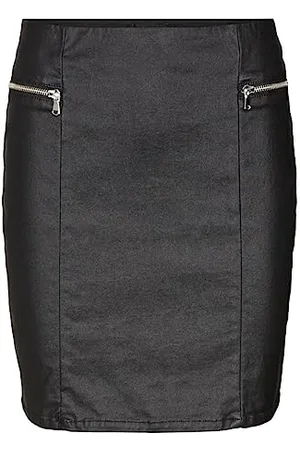 VERO MODA VMLIZZ HR Zipper Coated Skirt