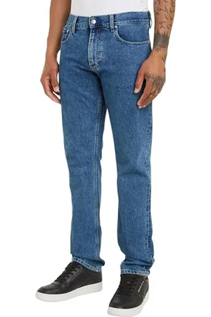 Calvin Klein Jeans Herren Jeans Authentic Straight Fit, Blau (Denim Medium), 28W/32L