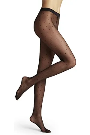 Falke Damen Strumpfhose Dot 15 DEN W Ti transparent gemustert 1 Stück, , S