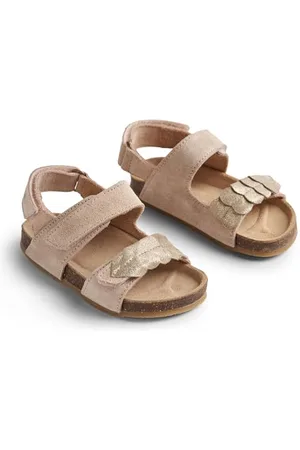 WHEAT Zehenfreie Kork-Sandale Clara - Unisex - echtes Leder