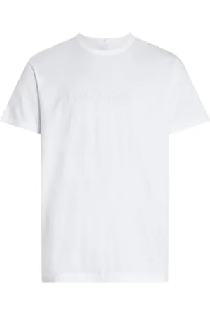 Calvin Klein Herren T-Shirt Kurzarm Crew Neck Rundhalsausschnitt, , M