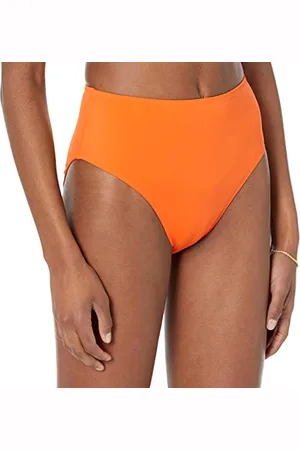 Amazon Damen Bikinihose mit Hohem Bund und Hohem Beinausschnitt, , 44