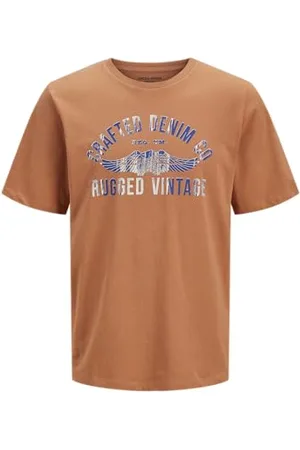 JACK & JONES Herren JPRBLUOLLIE SS Tee Crew Neck FST PLS T-Shirt, , 56