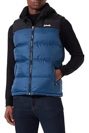 Schott NYC Herren UTAHV Kuschelweste, mit Schuhlöffel, , X-Small