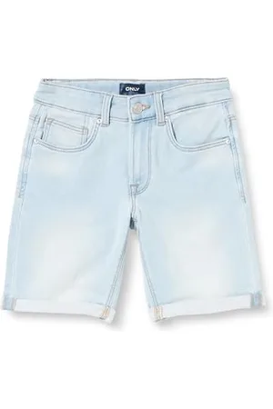 ONLY Boy Skinny Jeans Normal geschnitten Säume zum Umschlagen Shorts