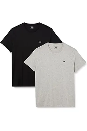 Lee Mens Twin Pack Crew T-Shirt, , L
