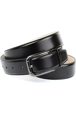 Anthoni Crown Herren Klassischer Ledergürtel Gürtel, , 110
