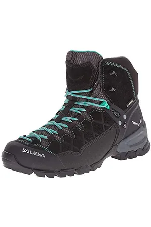 Salewa Alp Trainer Mid Gore-Tex Damenwanderstiefel, Schwarz, 6