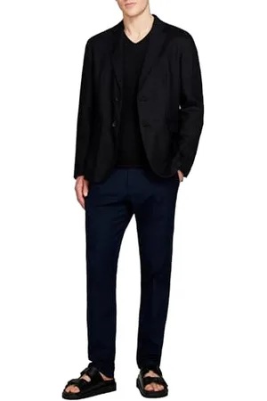 Sisley Mens 3WF0S4001 T-Shirt, Black, XXL