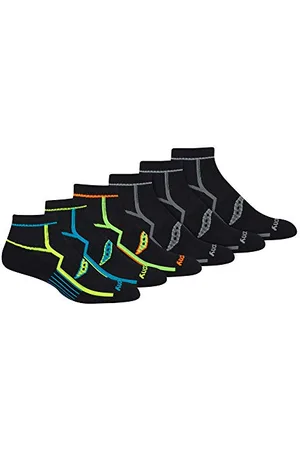 Saucony Herren Rundry Bolt Performance Quarter Socks, Available in L-XL (6, 12 Pairs) Laufsocken, , Large (24er Pack)
