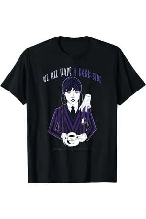 Wednesday And Thing We All Have A Dark Side Quote T-Shirt