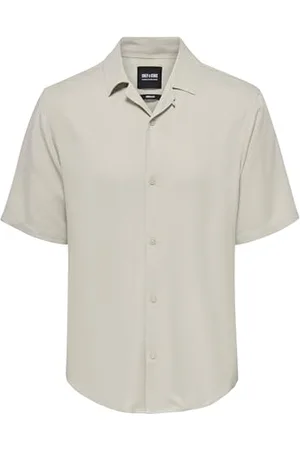 Only & Sons Herren Onsdash Life Reg Solid Visc Res Ss Shirt, , L