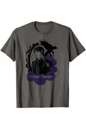 Wednesday Socially Distant Nevermore Academy Poster T-Shirt