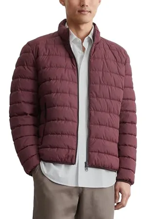 Marc O’ Polo Marc OߴPolo Herren Steppjacke mit Stehkragen leicht, Rot (Wine Berry), L