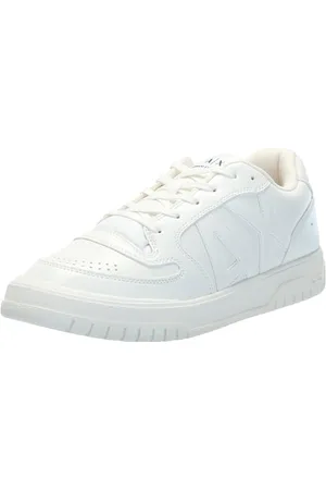Armani Exchange Herren Duck Sneaker, White, 43 EU