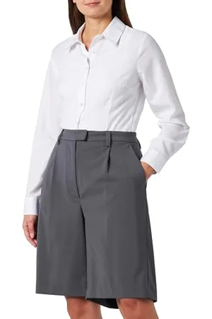 Replay Damen Bermudas Wide Leg, (Grau), 32