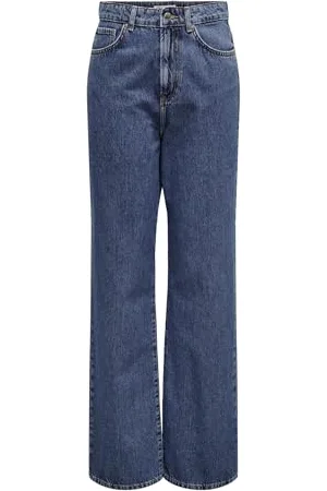 ONLY Female Straight-Fit Jeans ONLSILJE Hohe Taille Gerade geschnitten Jeans