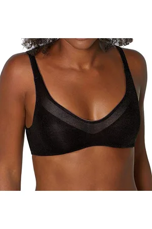 Sloggi Damen OXYGENE Infinite Soft Bra Bügelloser BH, Black, S