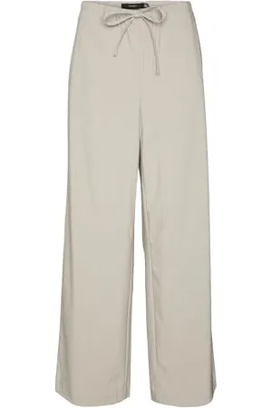 VERO MODA VMBABETTE MW Wide Pull UP Pant Boo