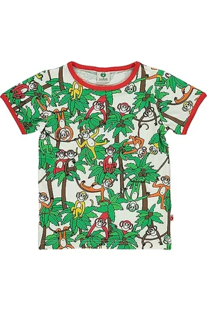 Småfolk T-Shirt with monkies