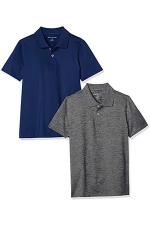 Amazon Jungen Active-Funktions-Poloshirts, 2er-Pack, , 5 Jahre