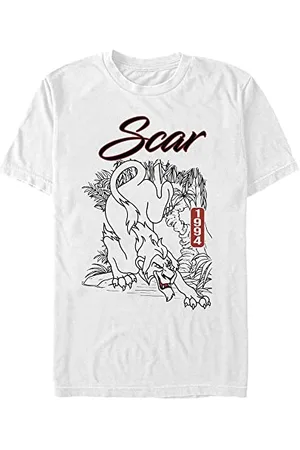 Disney Unisex The Lion King Long Live Scar Organic Short Sleeve T-shirt, , M