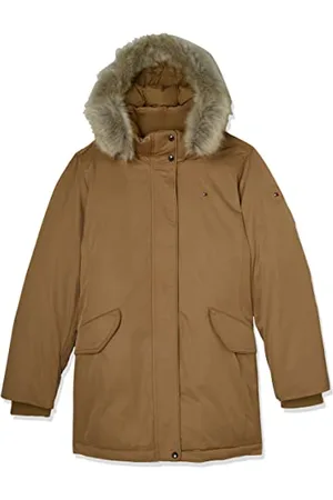 Tommy Hilfiger Damen Winterjacke Sorona Padded Parka, Countrysidekhaki, XS