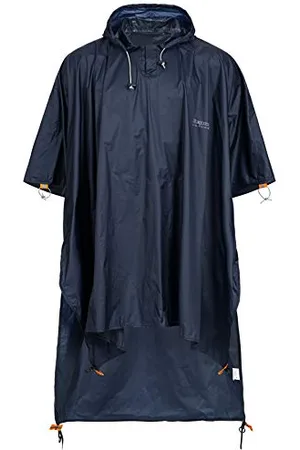 DEPROC-Active Deproc Active Herren Wasserdichter Regenmantel Cornwall Poncho Uni Regenponcho, , 6XL/Mehr